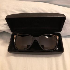 Versace Studded Wayfarer Sunglasses
